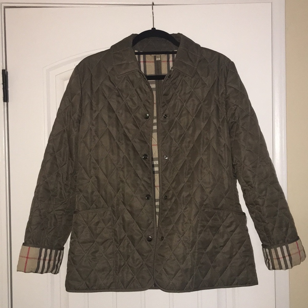 Authentic Burberry quilted jacket